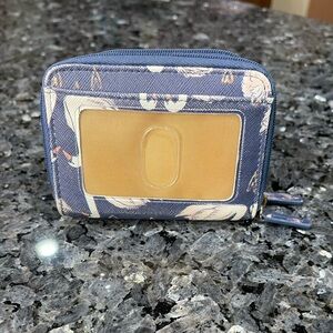 Buxton Blue Swan Wallet with RFID Protection